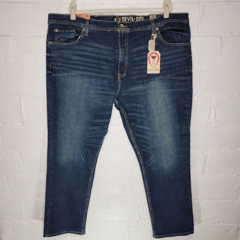 Devil Dog Dungarees Men's Size 46 x 32 Jeans Burke Athletic Fit